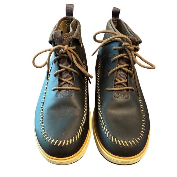 Chaco Men’s Dixon Mid Boots Java Brown Leather Size 10 Performance - Picture 2 of 9